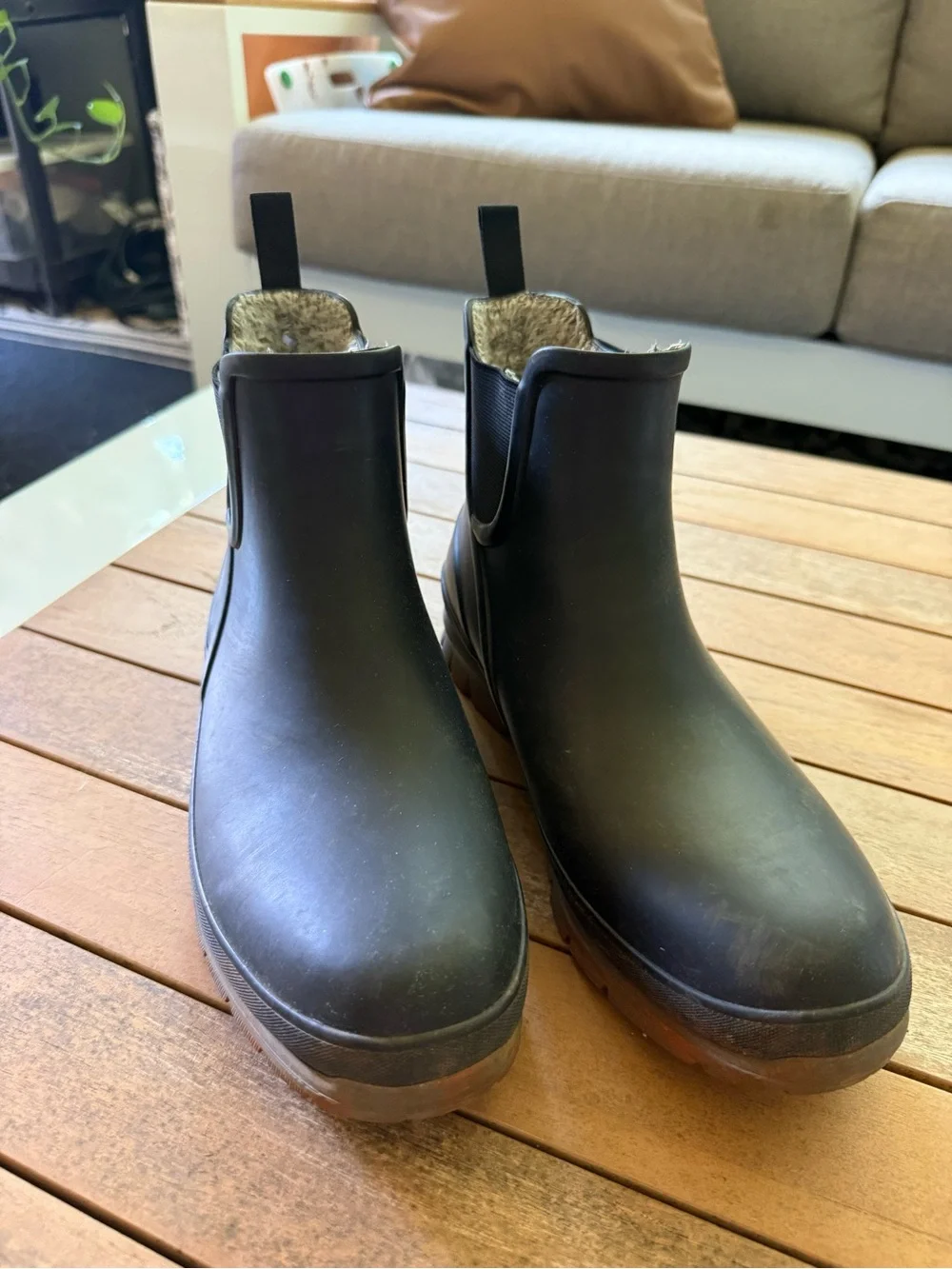 Bogs Women's Black Winter Rain Ankle Boots